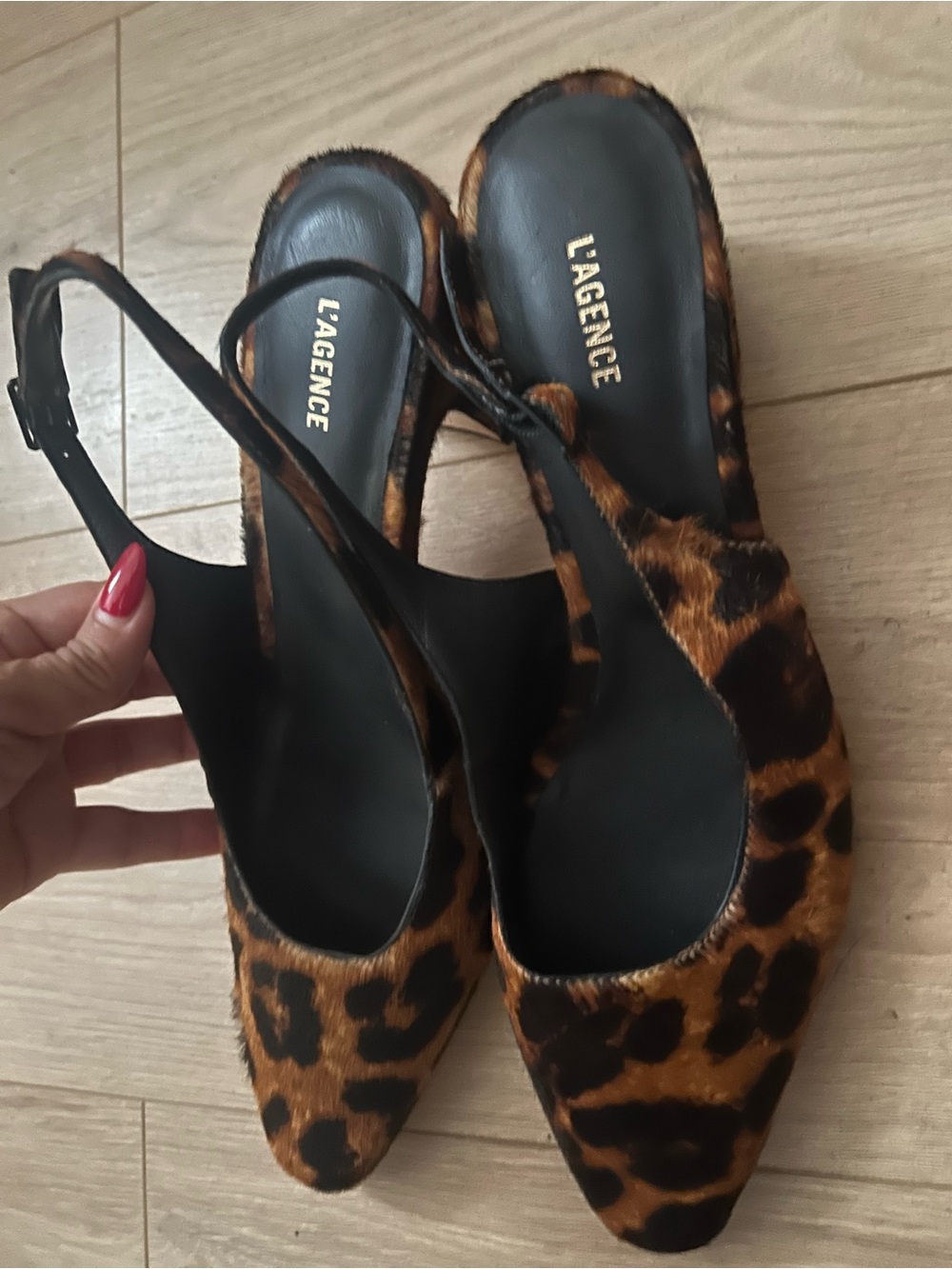 L'AGENCE Slingback Pumps Size 9